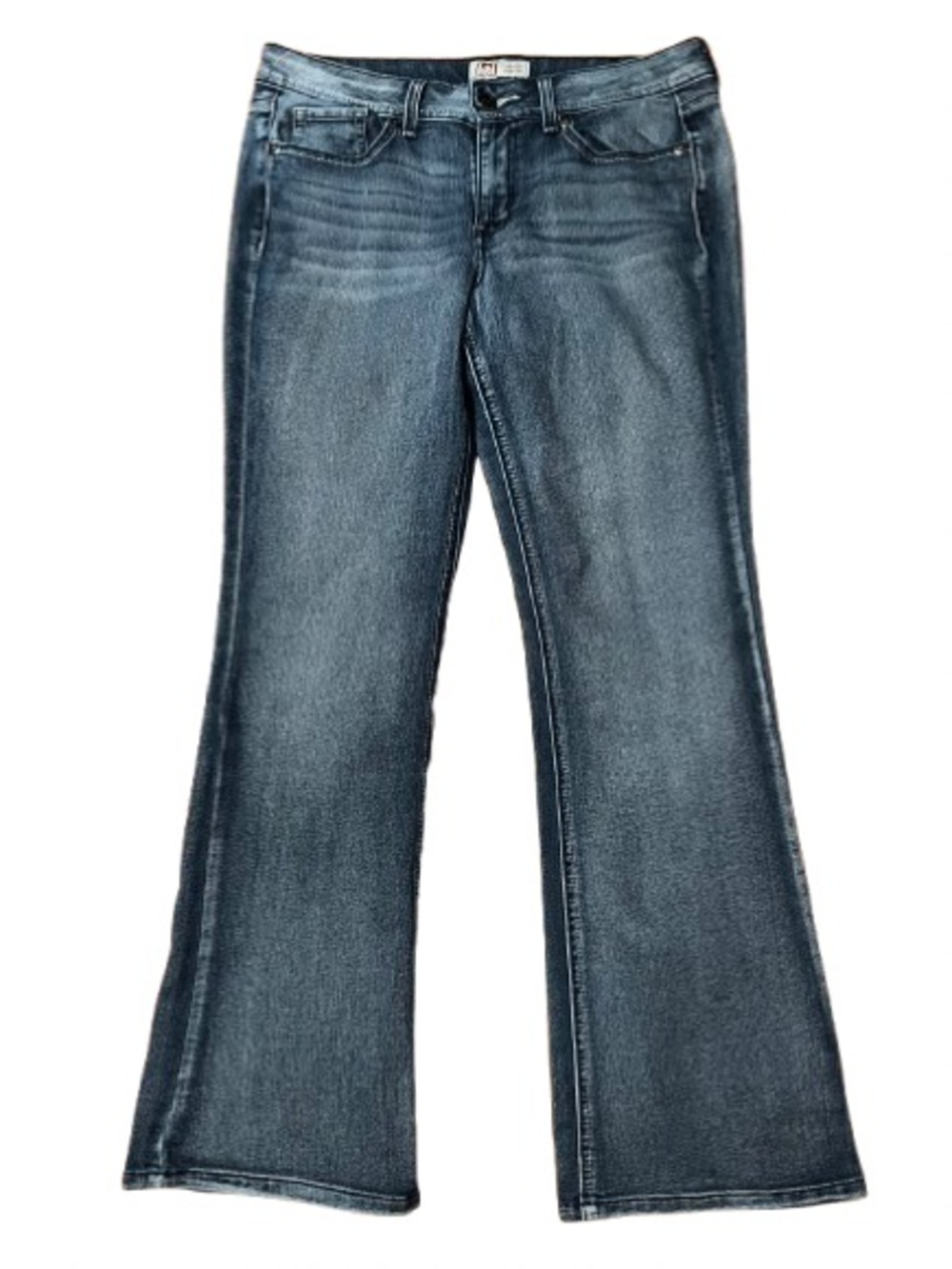 LEI Sophia Hipster Flare Women's Blue Denim Jeans Size 13